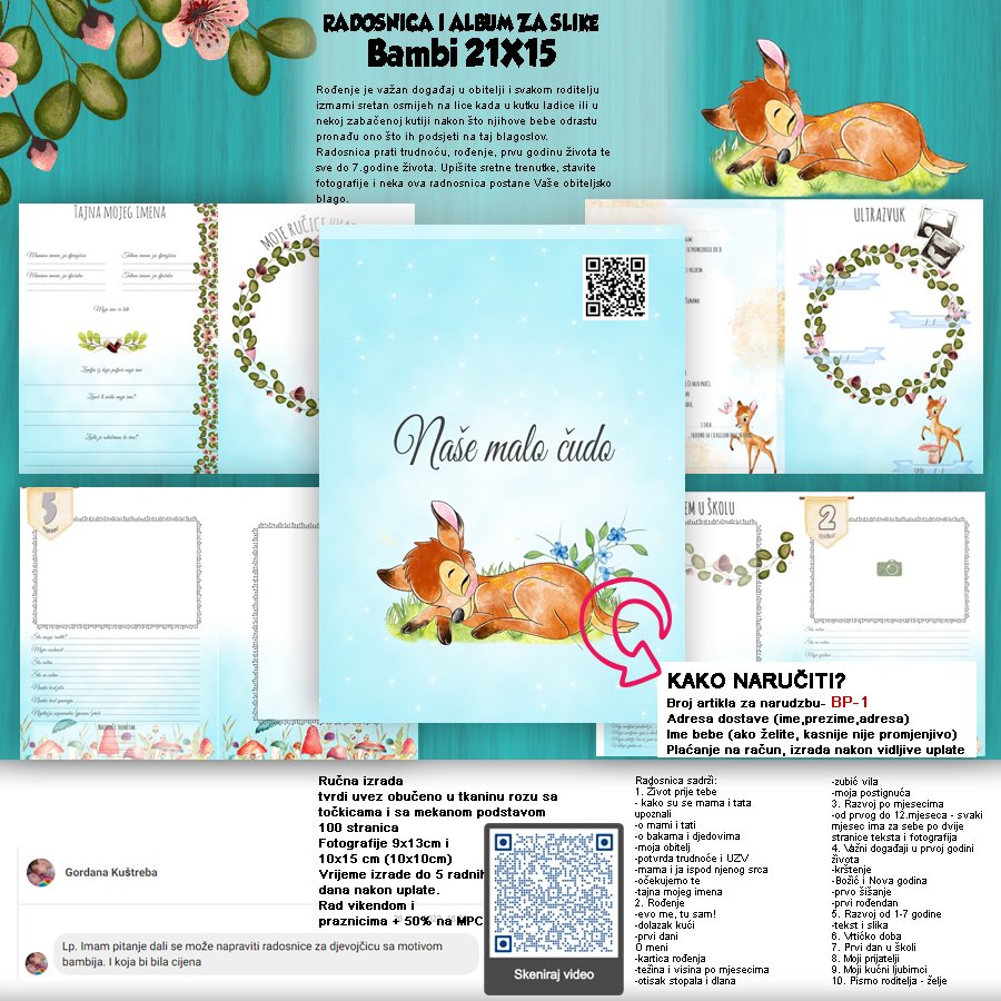 Radosnica i album za slike MINNIE ME 215×155